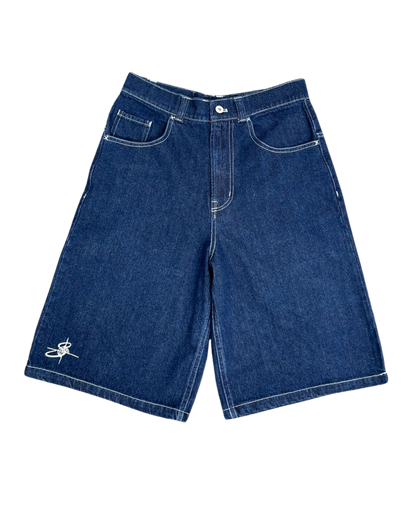 PARIS DOUBLE DENIM SHORTS