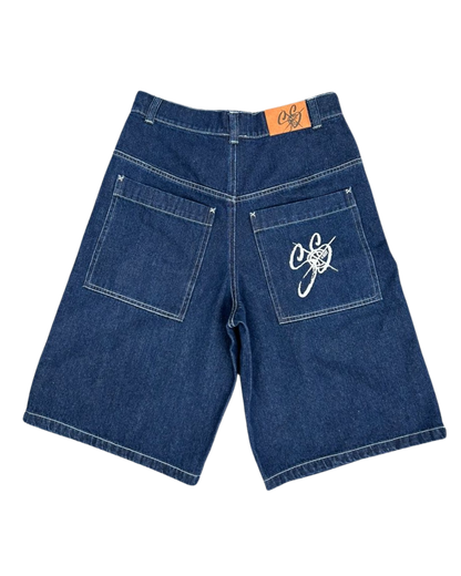 PARIS DOUBLE DENIM SHORTS